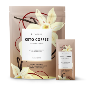 IT WORKS! Keto Coffee – Vanilla Creme (30 Servings)