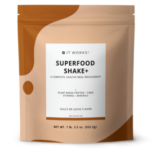 IT WORKS! Superfood Shake+ – Dulce De Leche (4 Bags)